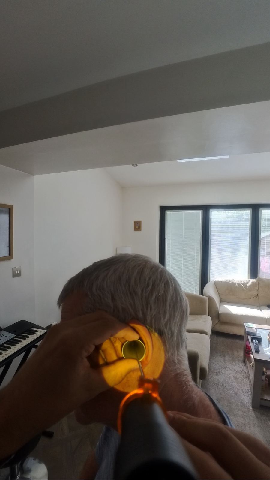 Home visit ear wax removal setup