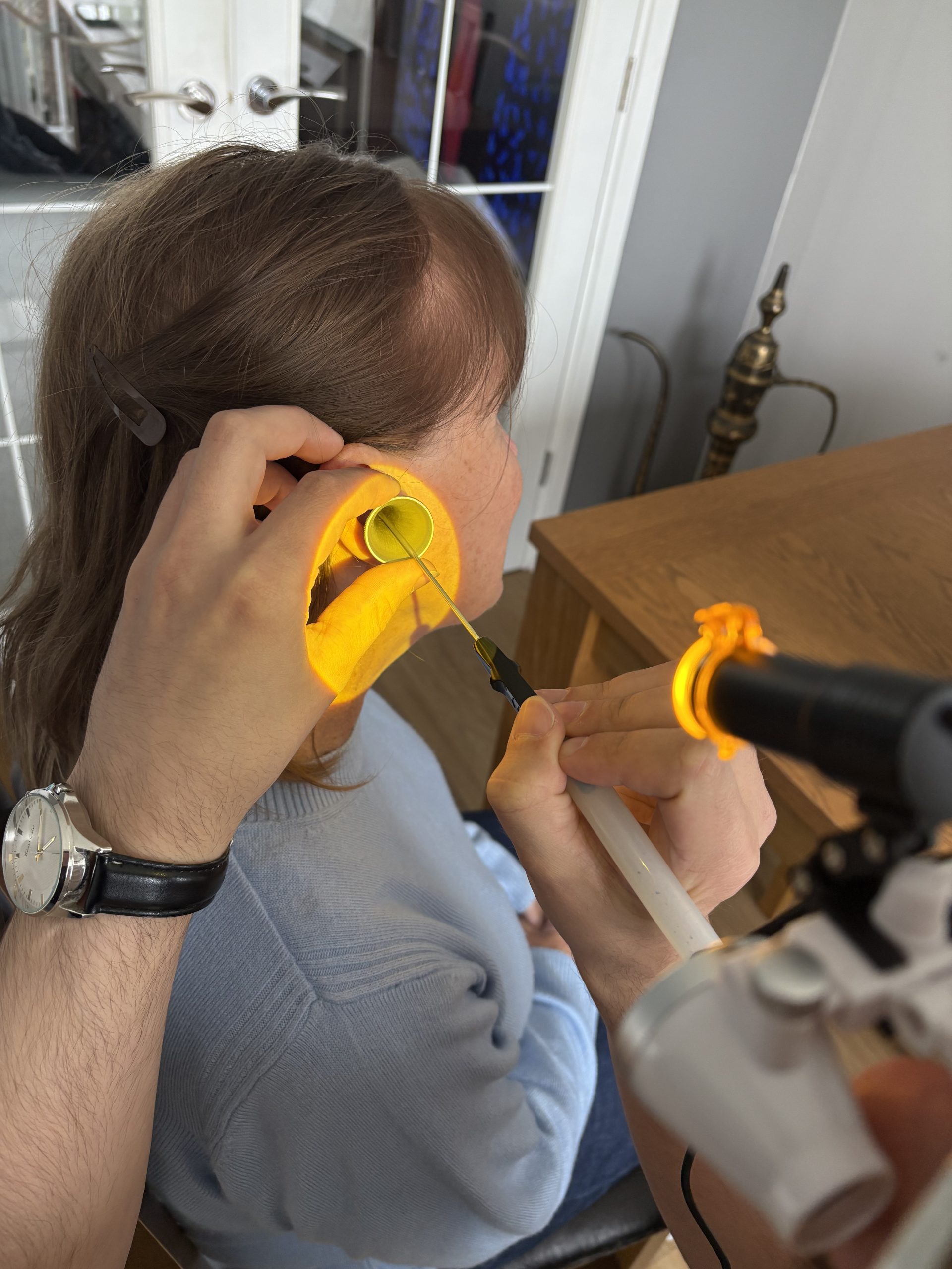 Ear wax removal Wallsend professional home visit by Earluxe specialist